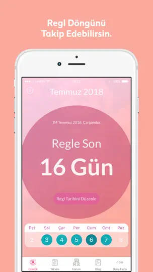 Periyot Günlüğü | Peride iPhone Ekran Görüntüsü 1