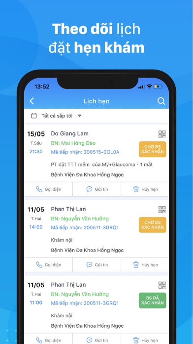 SMedic365 @Đặt hẹn Xem kết quả Screenshot