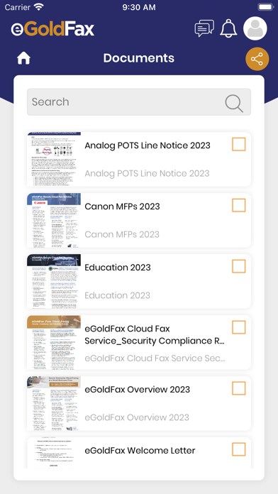 eGoldFax Reseller Connect App Screenshot