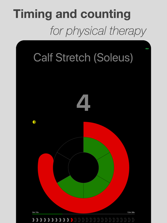 Screenshot #4 pour PT Timer: Stretch & Exercise
