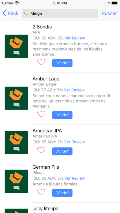 GPS BIRRA Screenshot