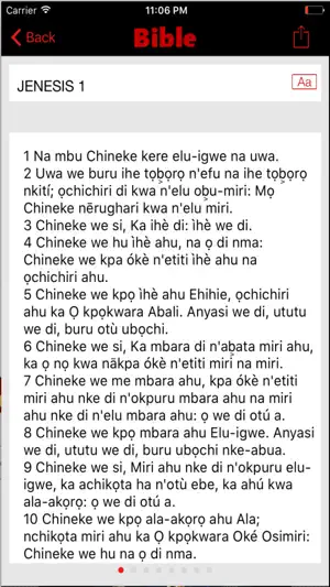 Nigeria Igbo Bible screenshot 1