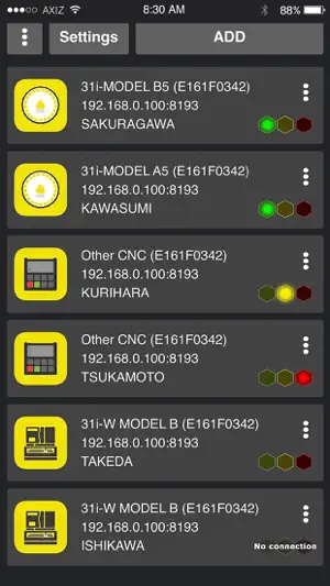 CNC SCREEN correspond to FANUC screenshot 2