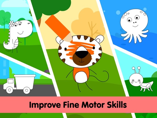 Coloring Pages for Kids & Book iPad screenshot 5 - Education app