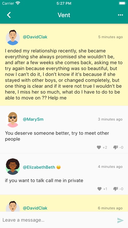 Virtual Friend Shoulder: Vent