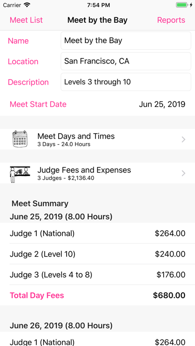 NAWGJ Expense Tracking iPhone screenshot