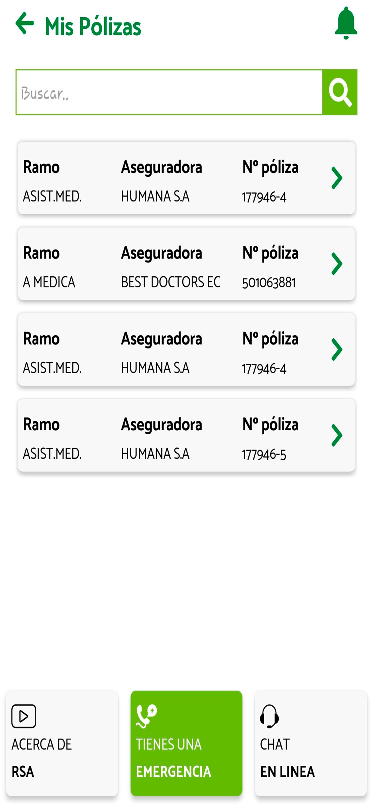 RSA Clientes