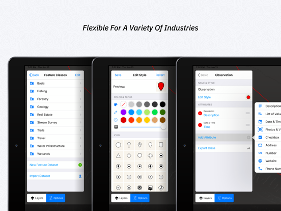 Touch GIS iPad screenshot 8 - Productivity app