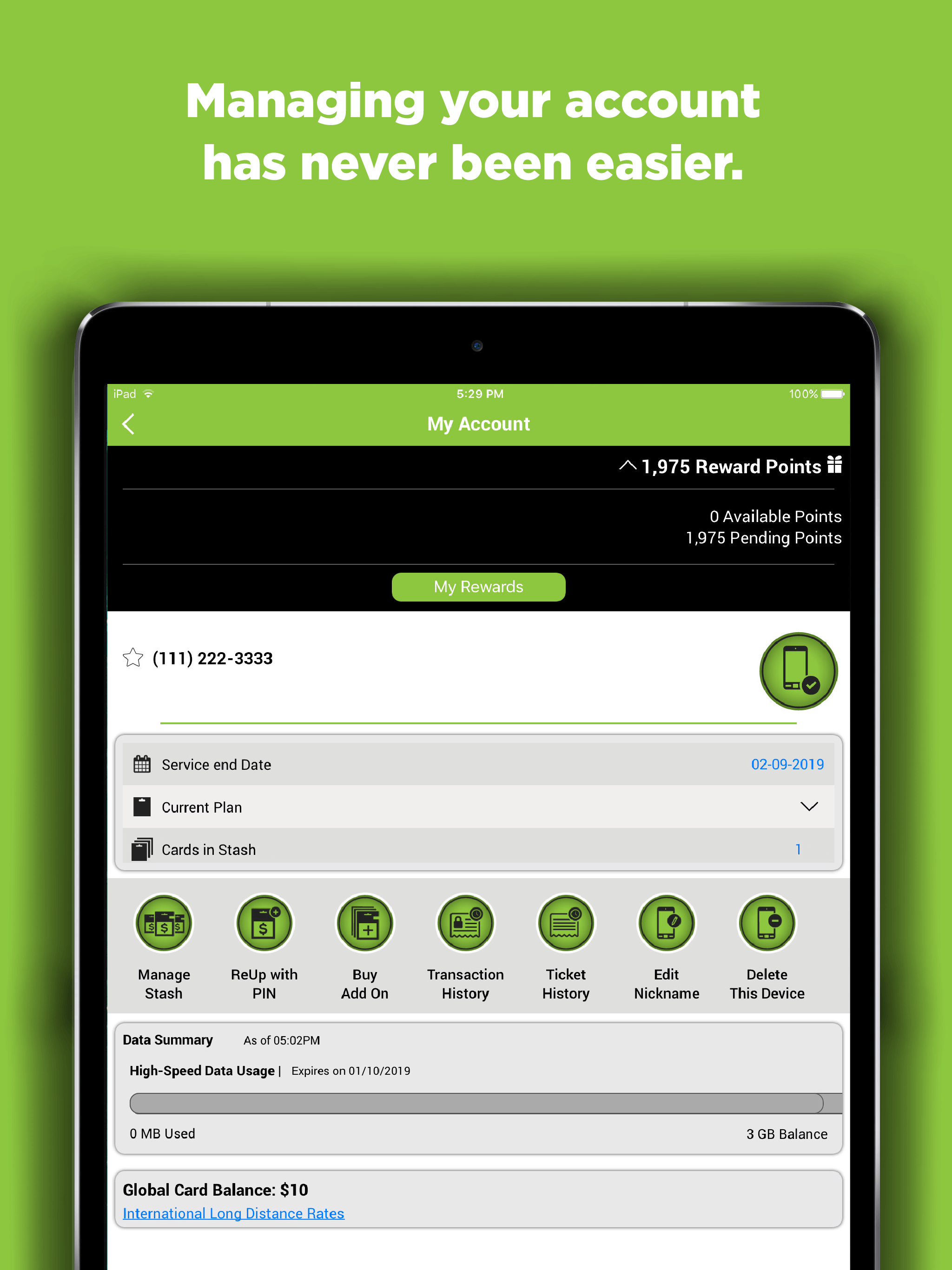SIMPLE Mobile My Account