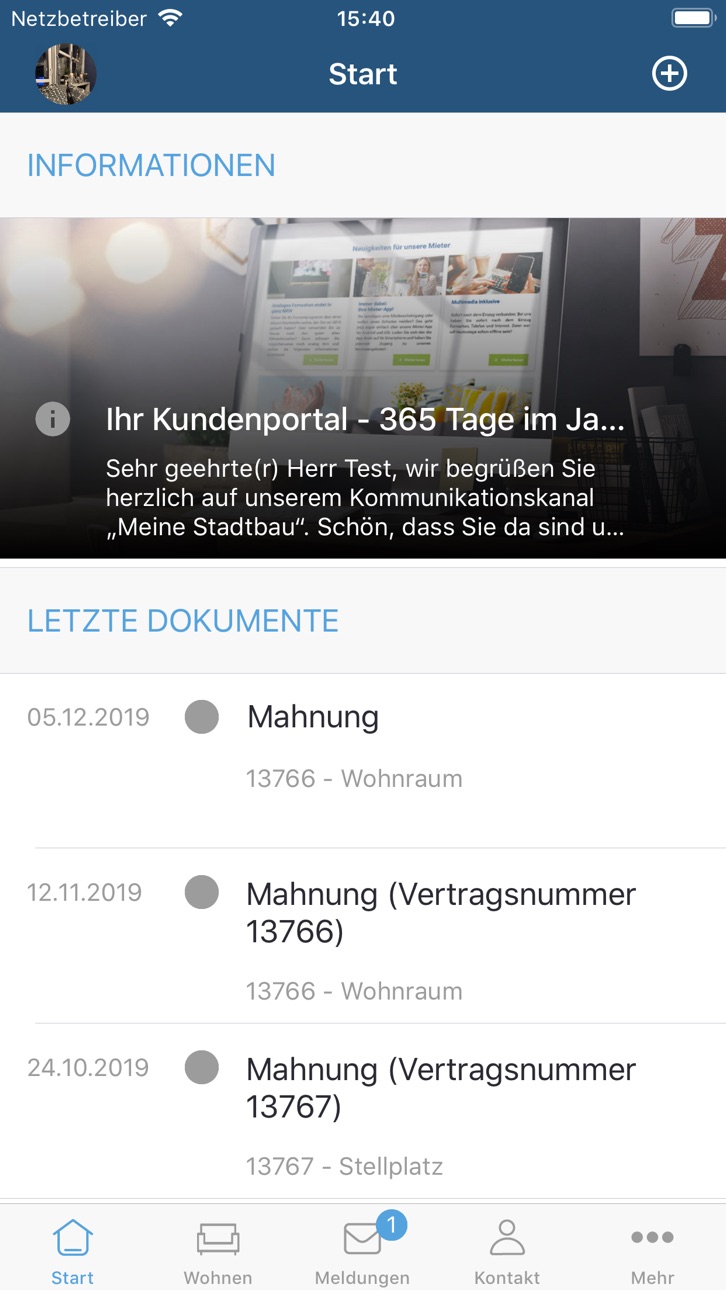 iPhone screenshot