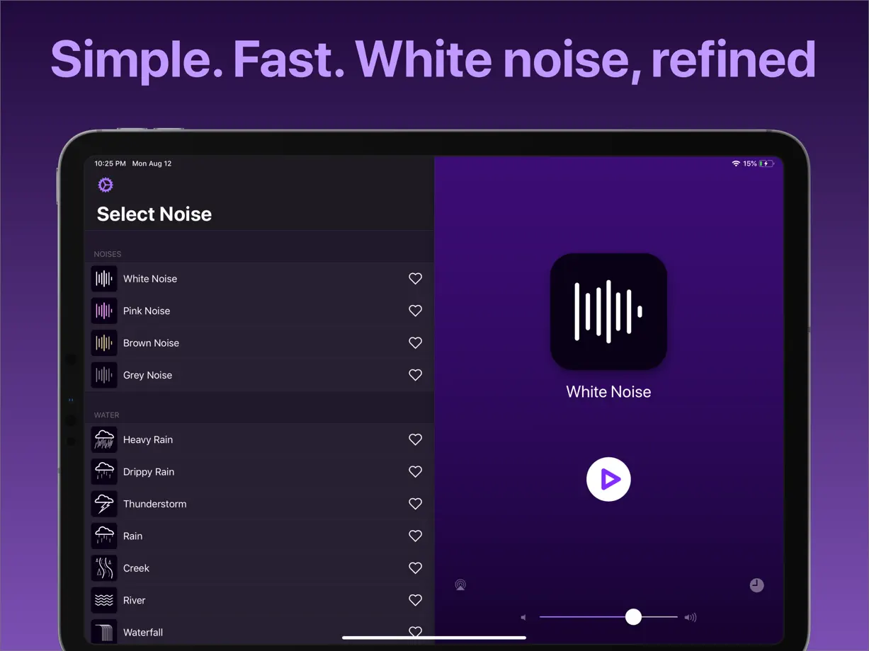 Dark Noise iPad screenshot 1