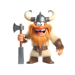 Crazy Viking Stickers