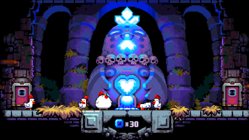 #3. Bomb Chicken (iOS) Door: Nitrome