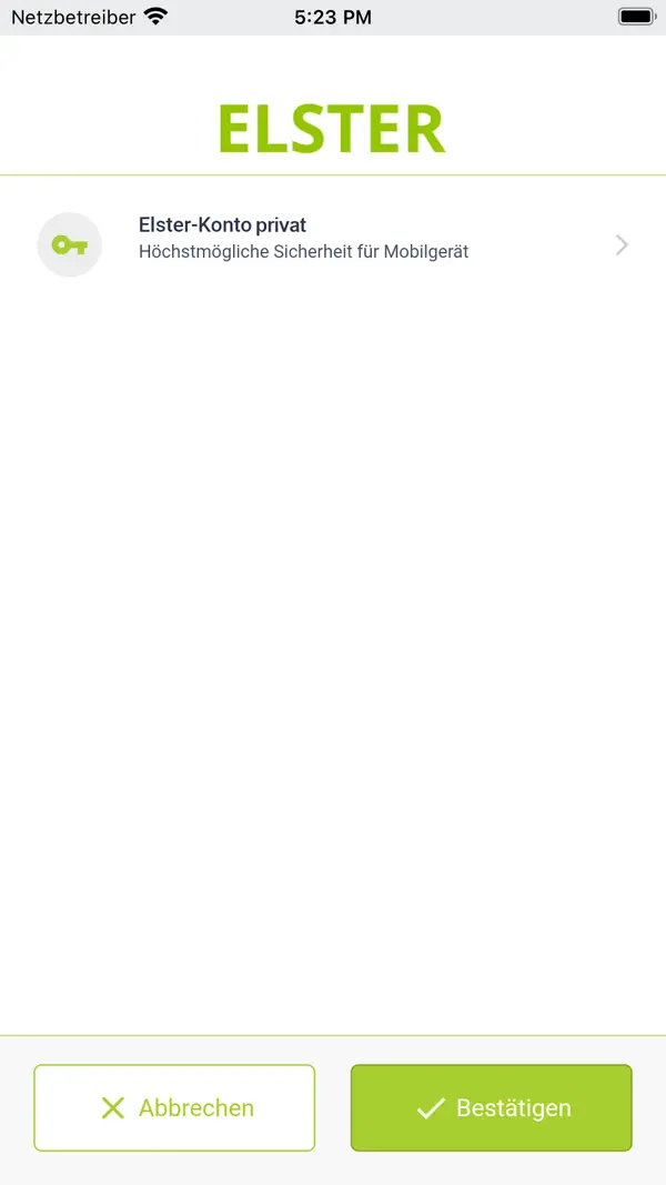 ElsterSecure Screenshot 5