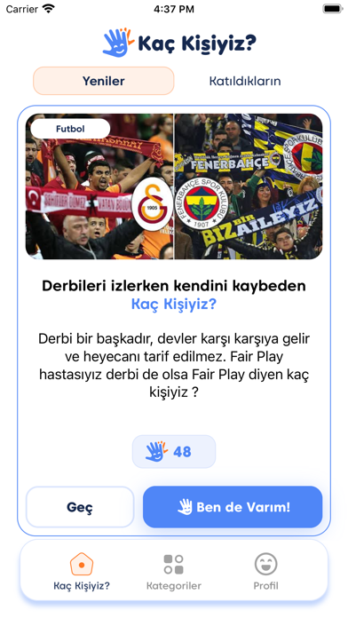 Screenshot #3 pour Kaç Kişiyiz?