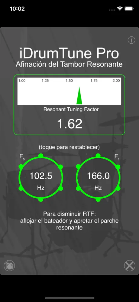 iDrumTune Afinador de Batería