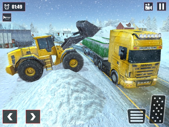 Screenshot #5 pour Snow Cargo Trailer Truck Drive