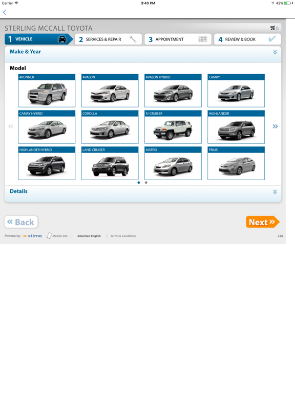 Group 1 Toyota SW Houston iPad screenshot 5 - Shopping app