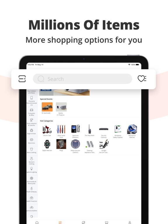 Banggood Global Online Shop iPad screenshot 6 - Shopping app