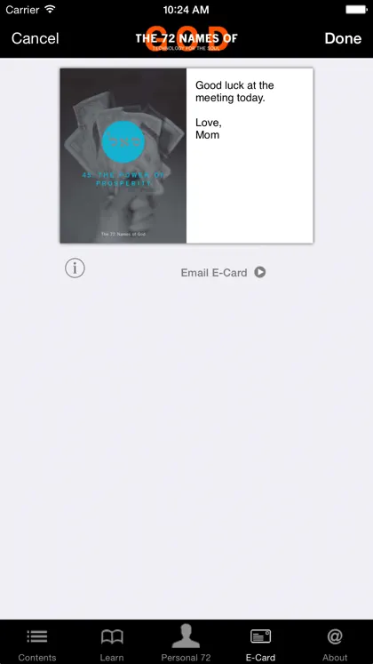 Screenshot 4 di 5 di Los 72 Nombres de Dios