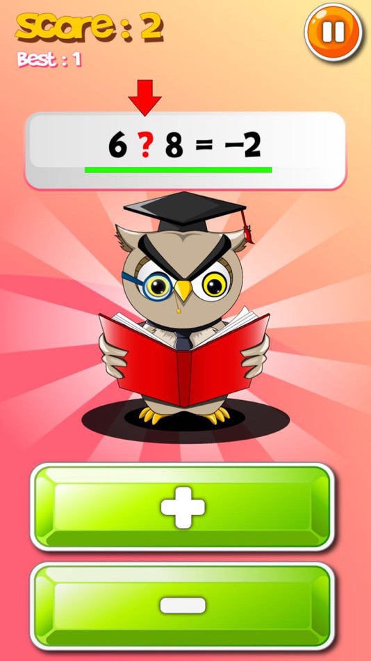 #5. Math Mania - Plus and Minus (iOS) 来自: 曼 何