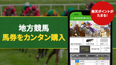 楽天競馬 - 地方競馬 全場のネット投票ができる競馬アプリのおすすめ画像1