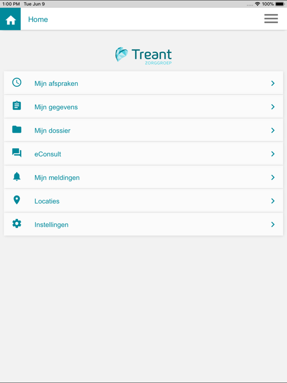 mijnTreant iPad screenshot 1