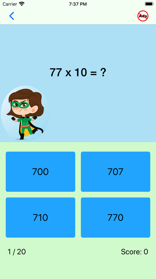 #8. Third Grade Math Quiz (iOS) Podle: Kalin M