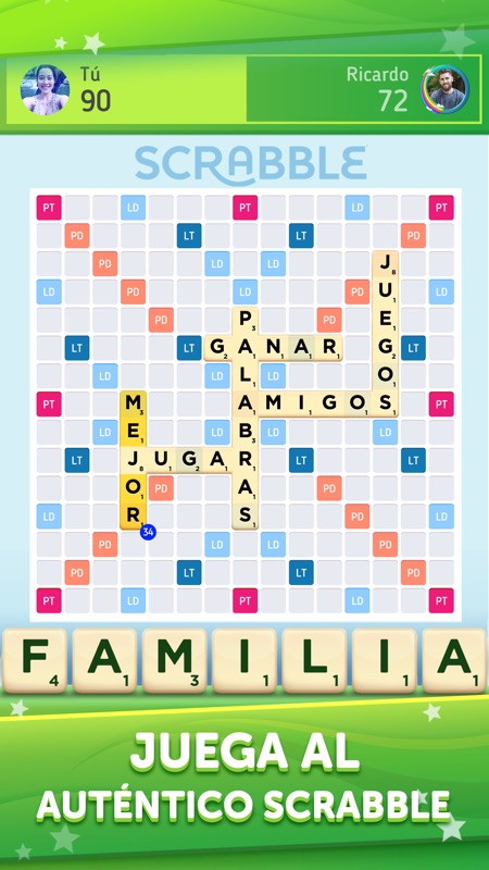 Scrabble® GO: Fiesta de Letras screenshot 1