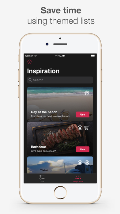 Screenshot #2 pour Grocery list - Organize