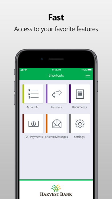 Harvest Bank Mobile Screenshot