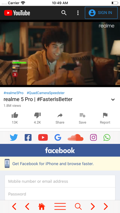 Screenshot 2 of Multi Window PRO App