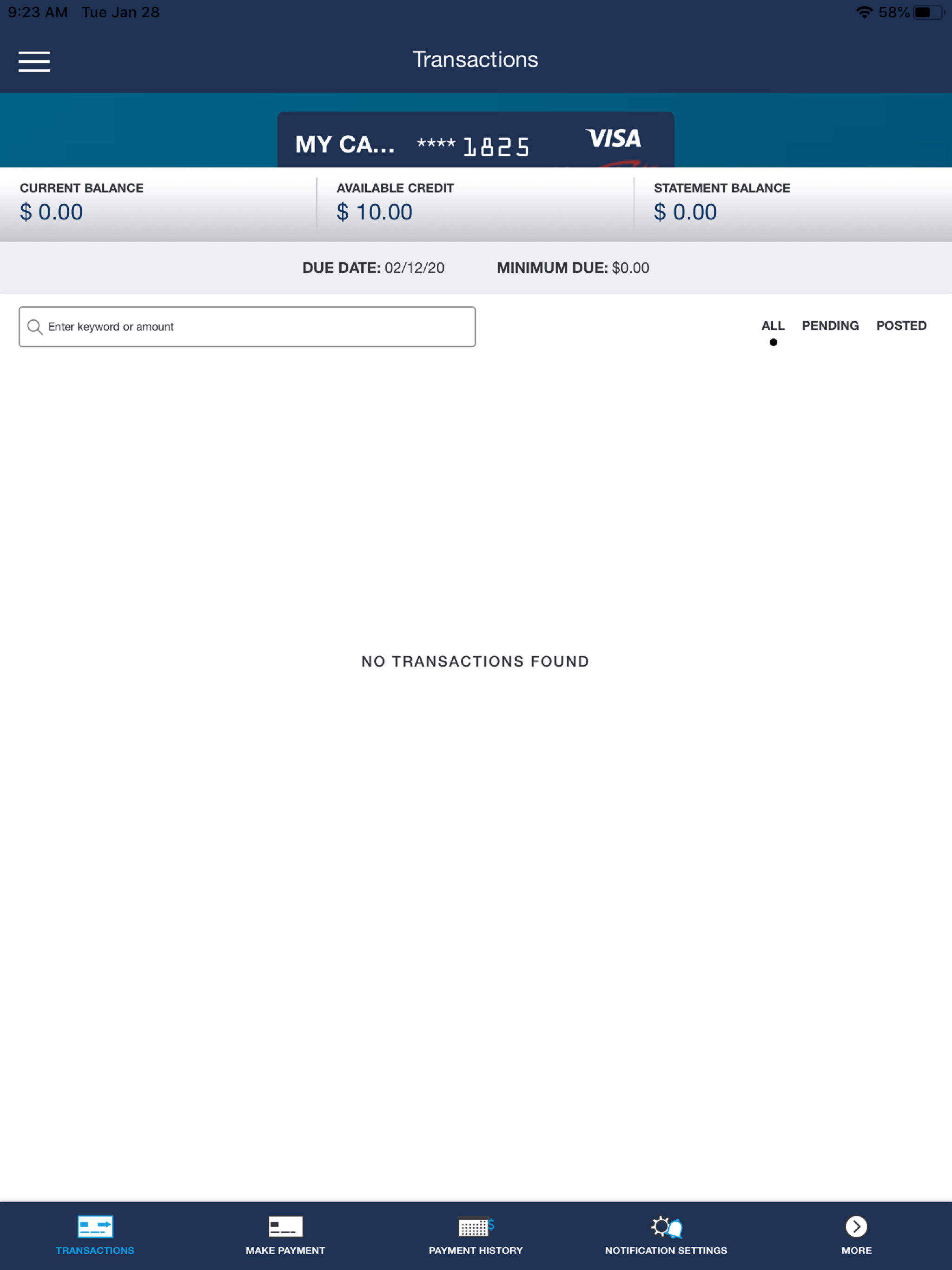 FFFCU Visa