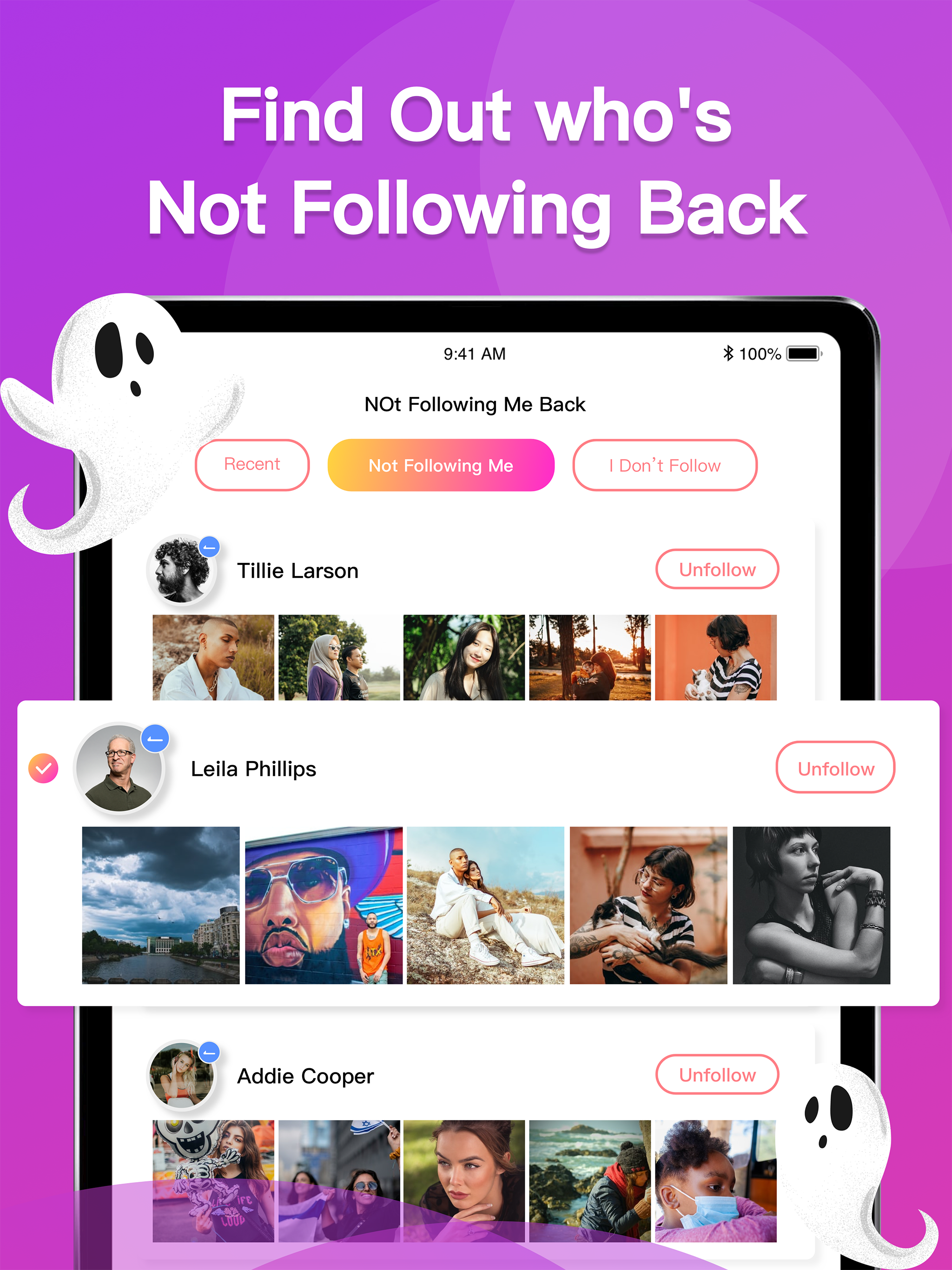 Reports: Followers Unfollowers screenshot 7