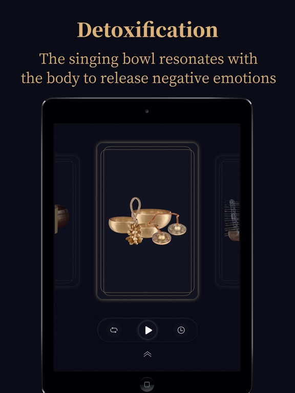 Tibetan Singing Bowls Bell iPad screenshot 7 - Health & Fitness app