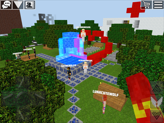 World of Cubes Block Craft iPad app afbeelding 6
