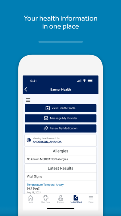 Banner Health Screenshot