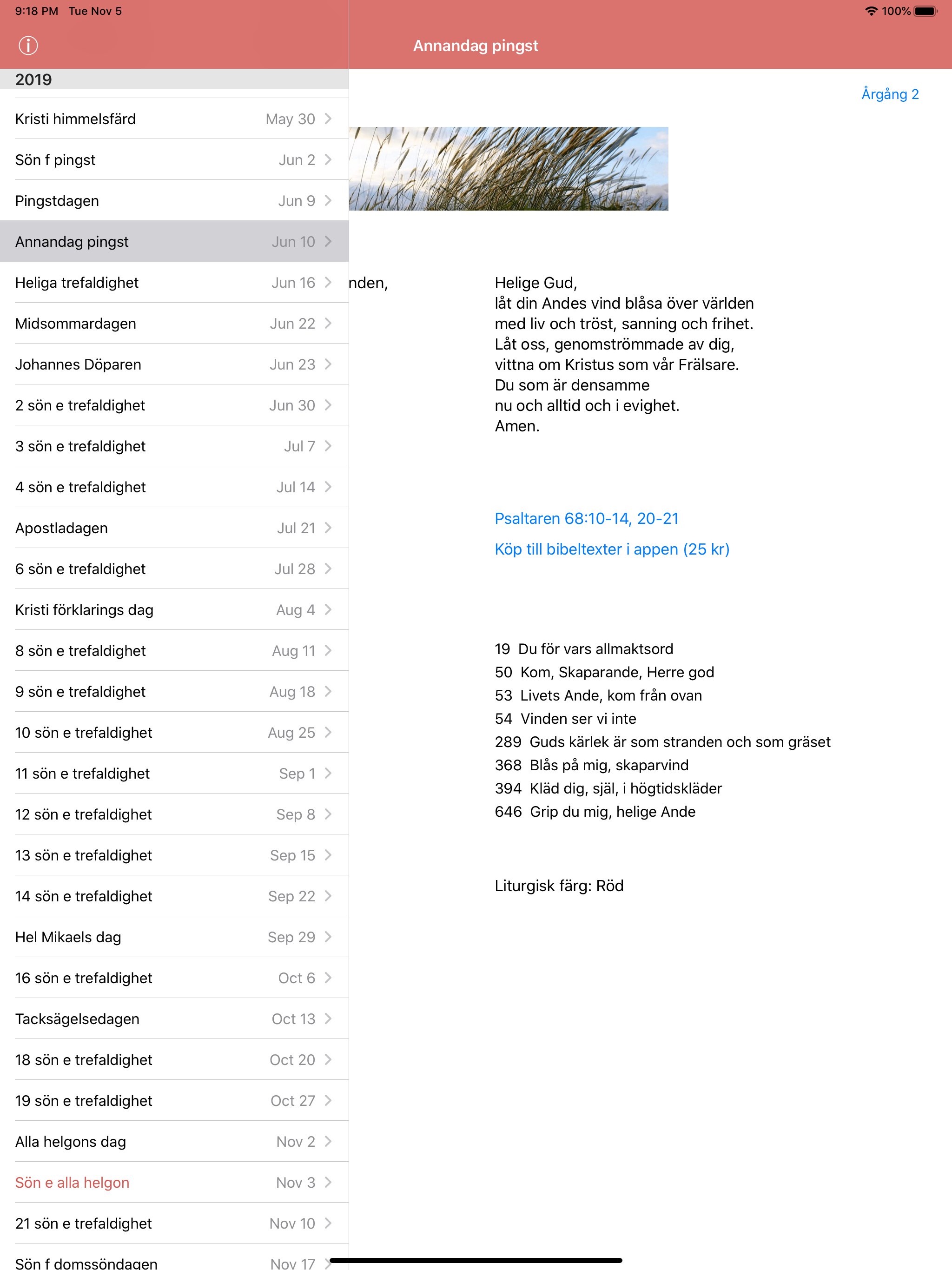 Kyrkoåret screenshot 5