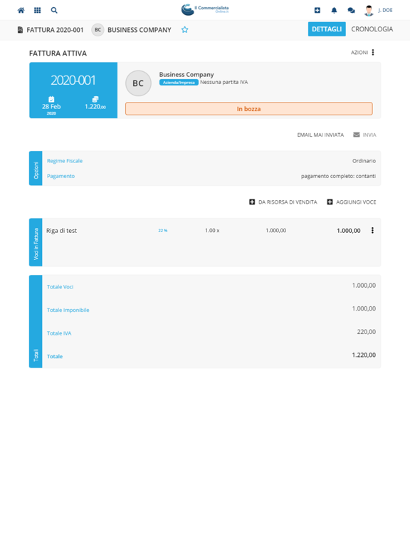 Il Commercialista Online iPad screenshot