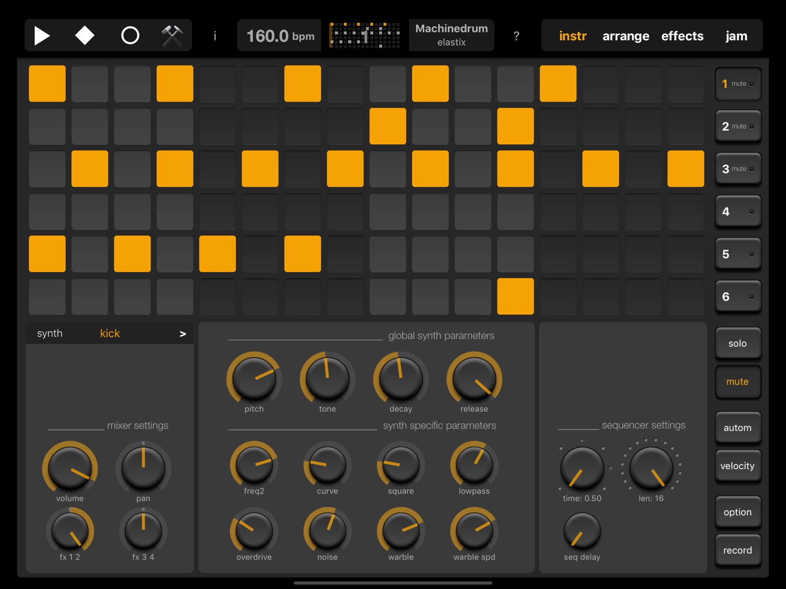 Elastic Drums ipad screenshot 1