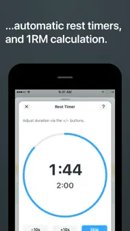 Strong Workout Tracker Gym Log iphone bilder 4