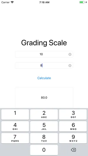 GradingScale screenshot 3