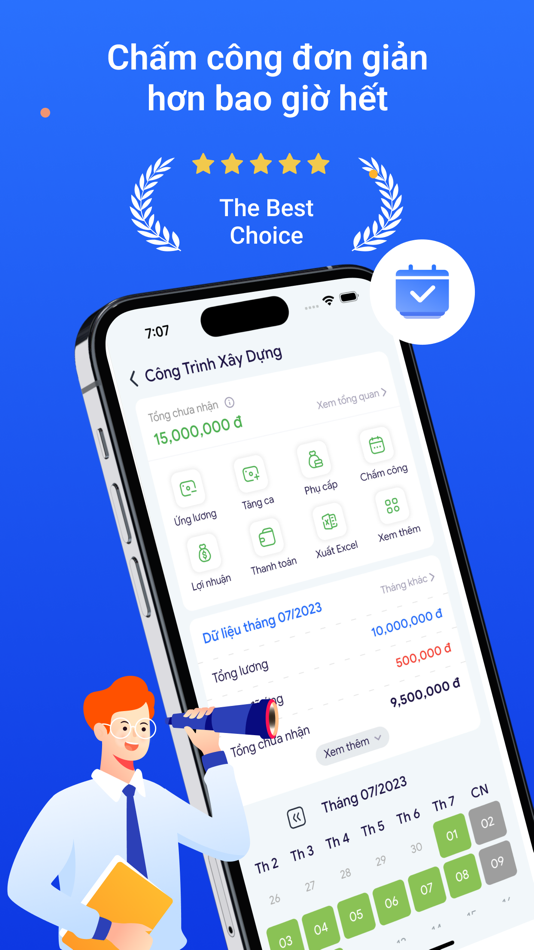 #1. Timesheet & Time Track: AtWork (iOS) Av: Vien Tran Ngoc