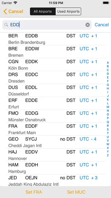 EASA FTL Calc screenshot 9 of 10