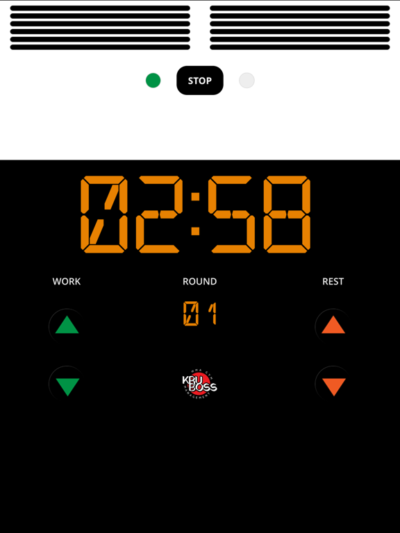 KruBoss Boxing Timer iPad screenshot 4 - Sports app