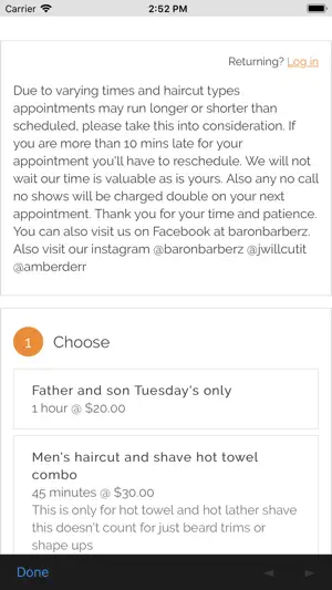 Baron Barbers screenshot 3