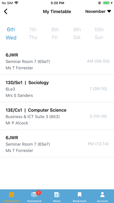 Bromcom Student App iPhone screenshot 5 - Education app