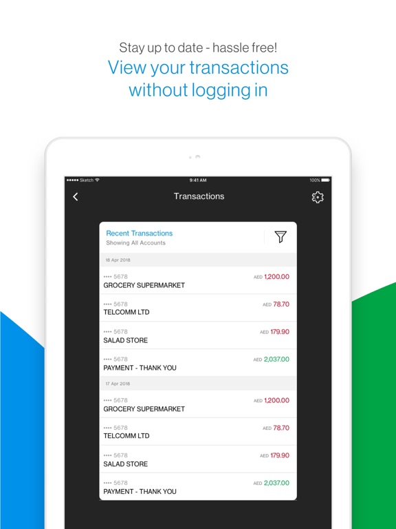 SC Mobile Banking (UAE) iPad screenshot 5 - Finance app