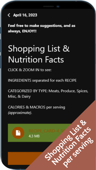 Lets Meal Prep Screenshot