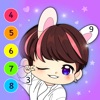 Chibi Idol Coloring by Number icon